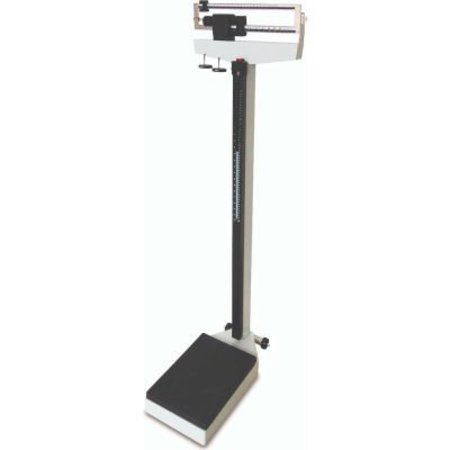 RICE LAKE WEIGHING SYSTEMS Rice Lake RL-MPS-40 Mechanical Physician Scale with Height Rod, 490 lb x 4 oz 185289